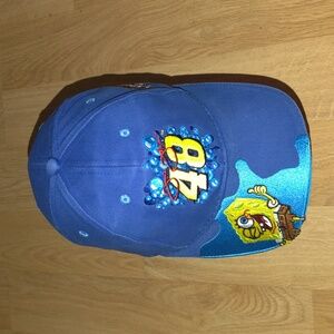 NASCAR Nickelodeon Jimmy Johnson 48 Sponge Bob Embroidered Strap-on Hat Cap